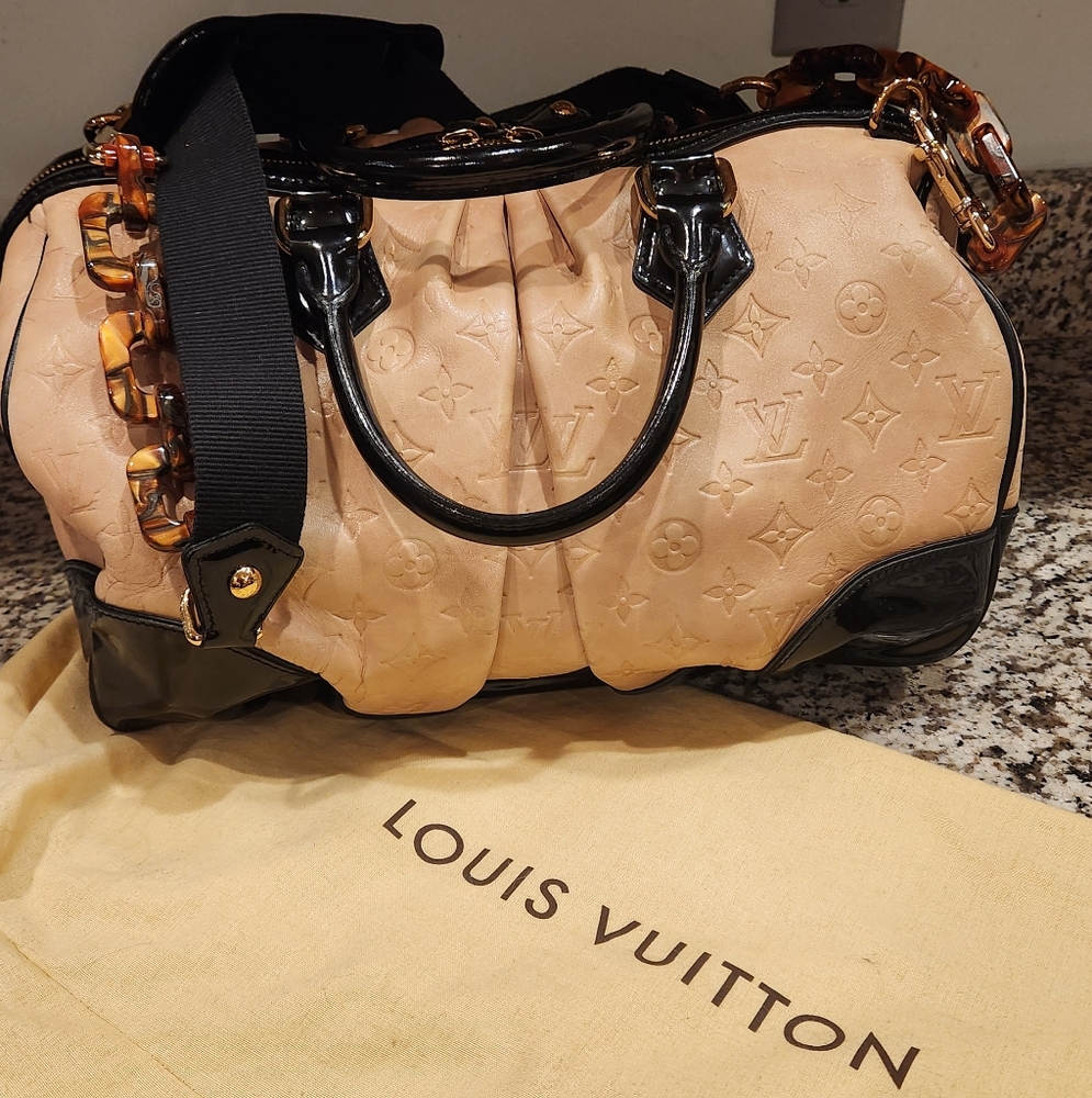 Louis Vuitton Monogram Stephen Cuir Bag Ivory Rare Limited Edition Ivorie